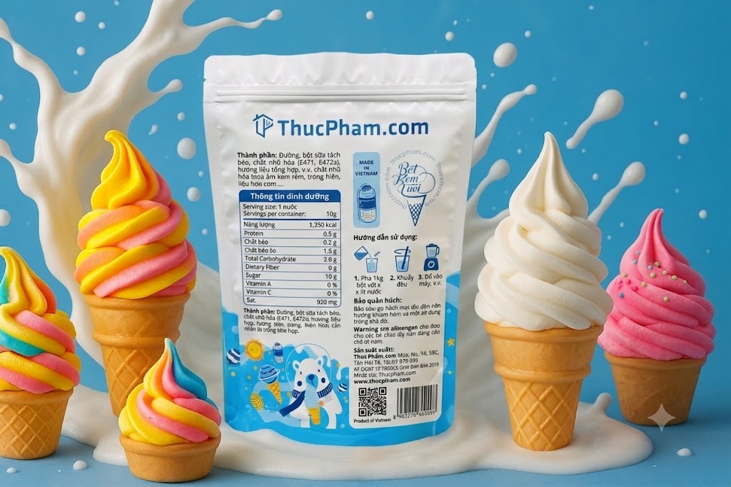 10 tiêu chí đánh giá bột làm kem chất lượng trước khi mua (Cập nhật 2026) 5 bot lam kem chat luong