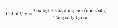 Cách Chọn Bột Làm Kem Phù Hợp Từng Mô Hình Kinh Doanh 2026 4 cong-thuc-tinh-chi-phi-bot-lam-kem-tren-my-ly