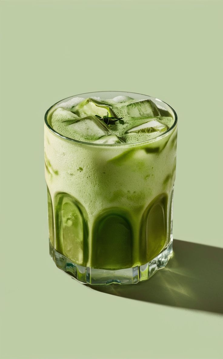 Cách Pha Bột Matcha Latte Chuẩn Vị Quán Chỉ Với 5 Bước Đơn Giản 5 Bột Matcha Latte pha đá màu xanh đẹp mắt
