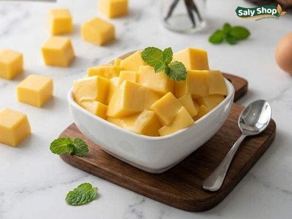 Top 15+ Topping Phù Hợp Với Bột Trà Sữa Ngon Nhất 2026 10 Pudding trứng mềm mịn dùng cho trà sữa