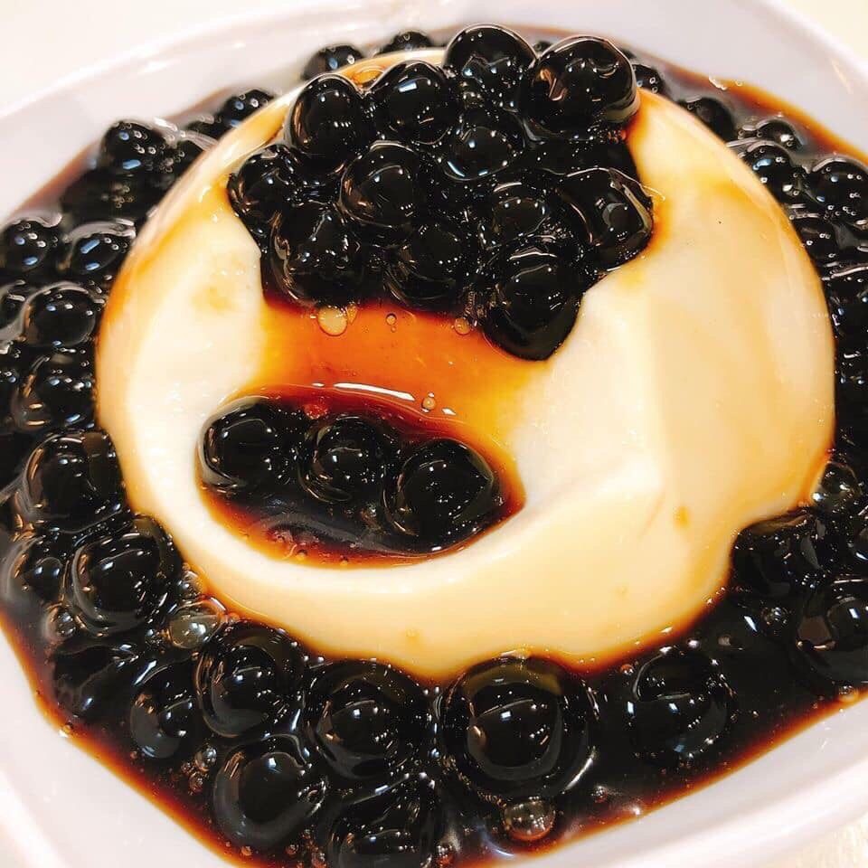 Cách Làm Tàu Hũ Singapore Mềm Mịn, Núng Nính Bằng Bột Pha Sẵn 6 Tàu hũ pudding trân châu đường đen dẻo dai đẫm sốt ngọt thơm làm từ bột premix ThucPham.com