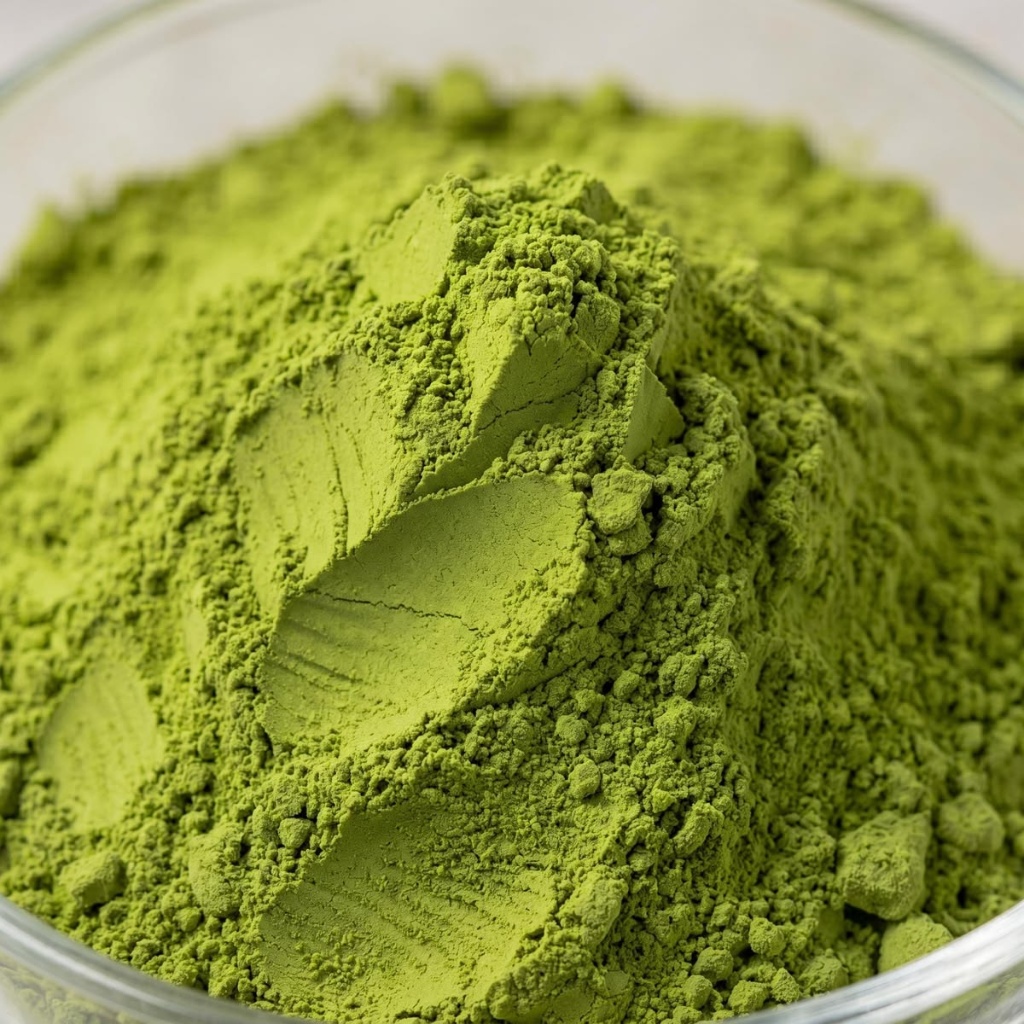 Matcha Bị Đắng: Nguyên Nhân Và Cách Làm Vị Dễ Uống Hơn 5 Bát bột matcha trà xanh nguyên chất mịn màu xanh non minh họa nguyên nhân bột matcha bị đắng chát khi pha chế